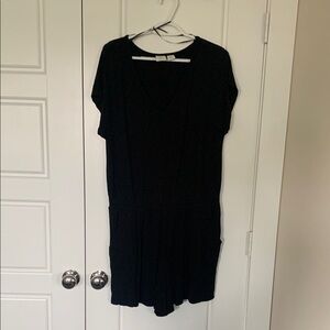 Elegant Black V-Neck Dress